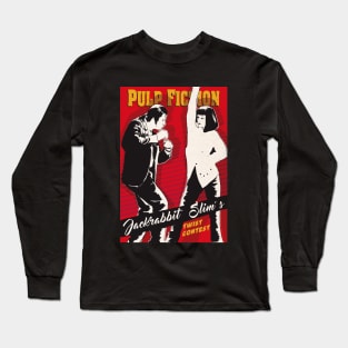 Pulp Fiction twist dance art print Long Sleeve T-Shirt